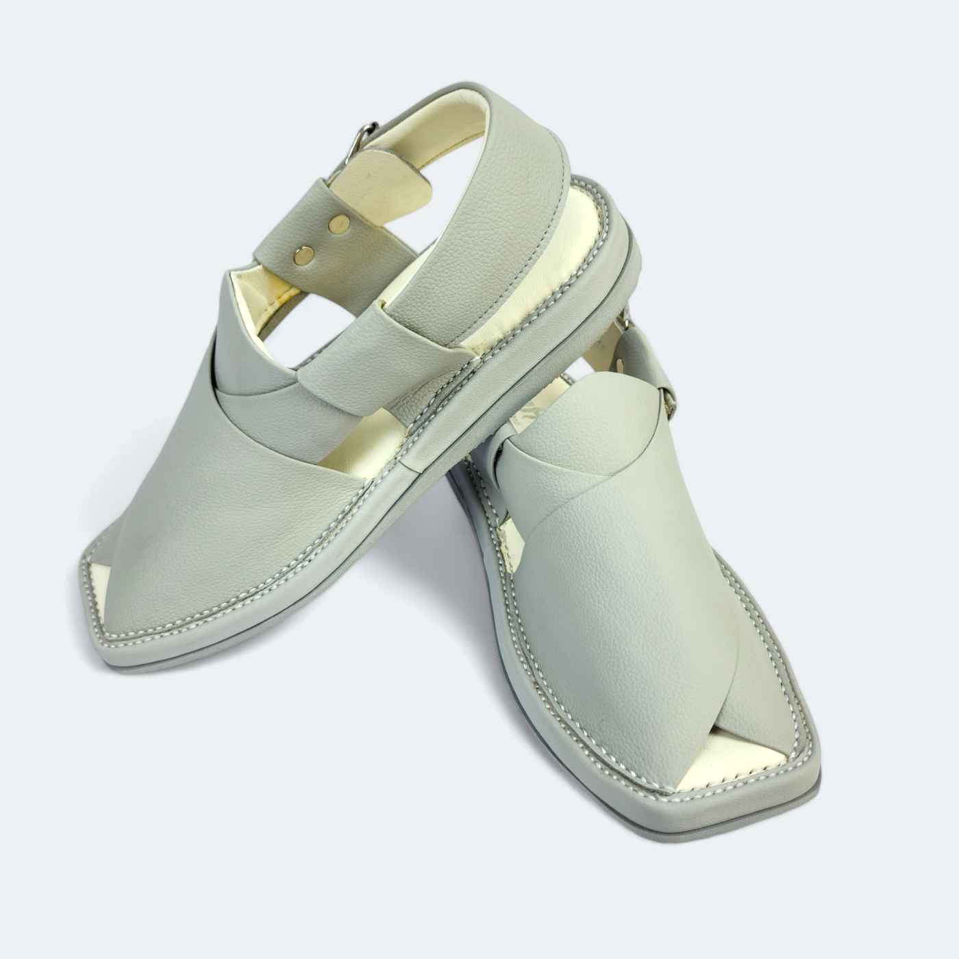 Kaptan Medicated Chappal Grey