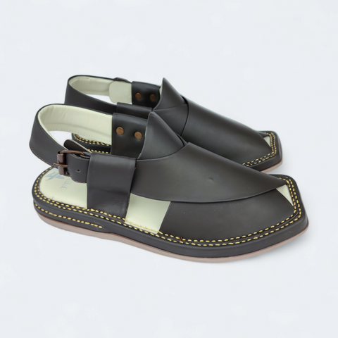Kaptan Dark Chocolate Handmade Chappal