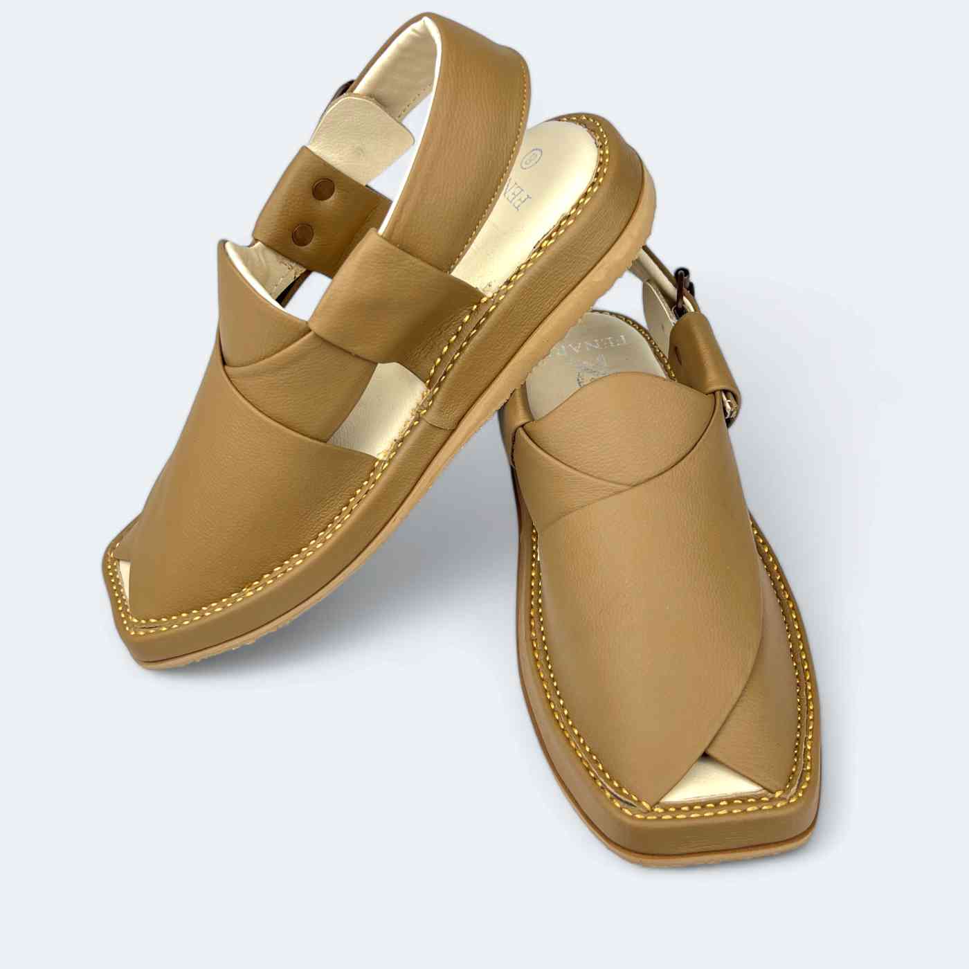 Kaptan Chappal Brown