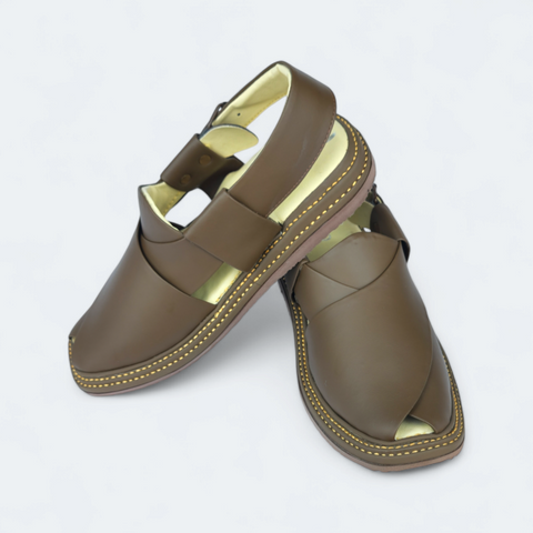 Round Brown Chappal