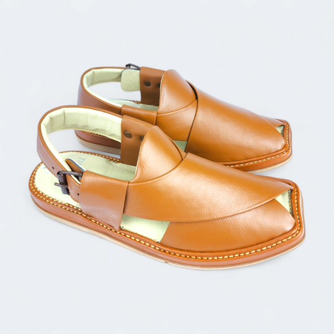 Kaptan Mustard Chappal for Men