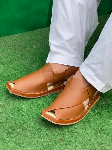 Mustard Handmade Chappal Kaptan