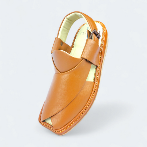 Mustard Kaptan Handmade Chappal Pakistan