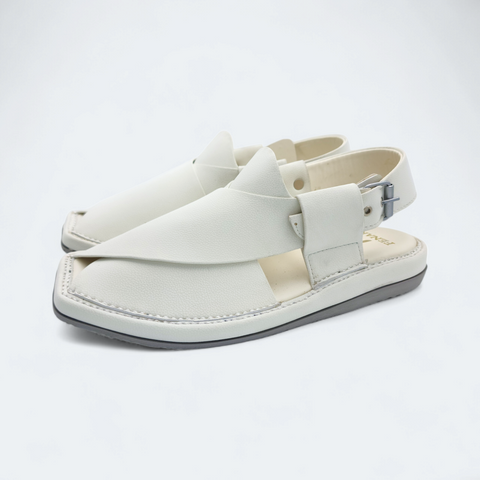 Kaptan Chappal White