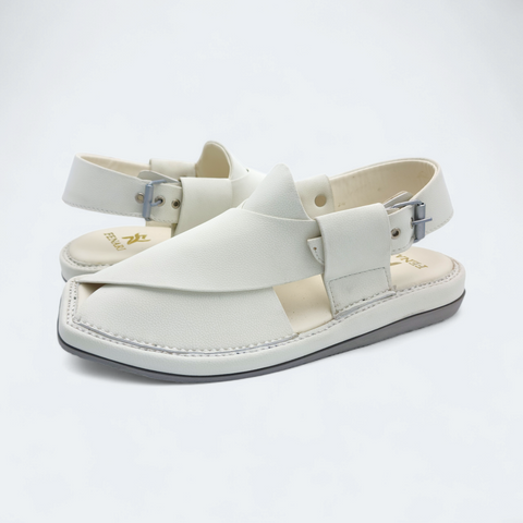 Kaptan Chappal White