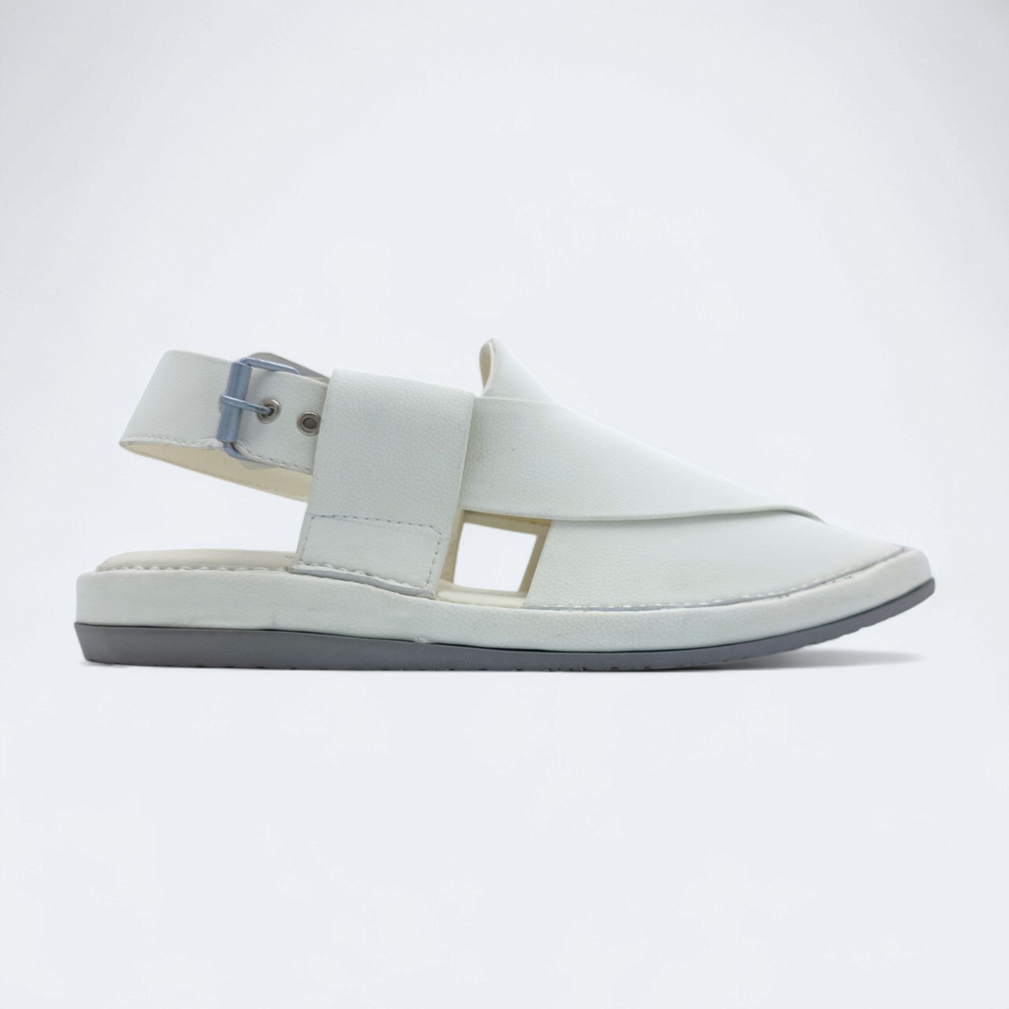 Kaptan Chappal White