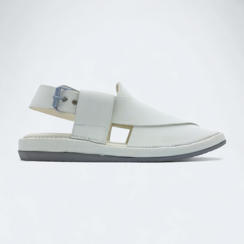 Kaptan Chappal White