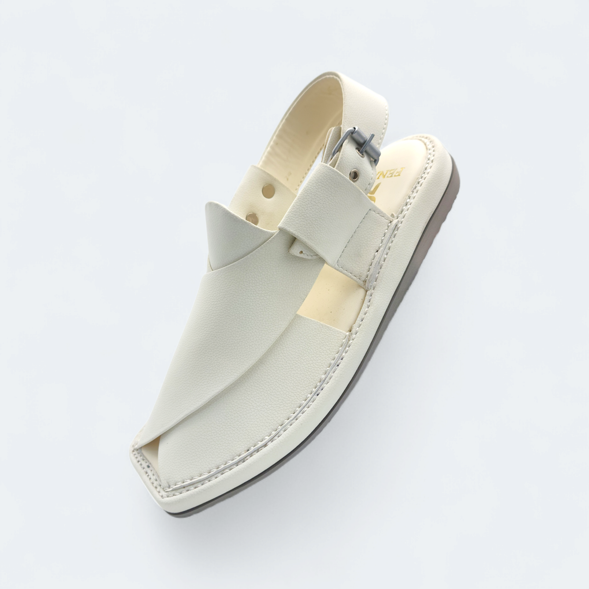 Kaptan Chappal White