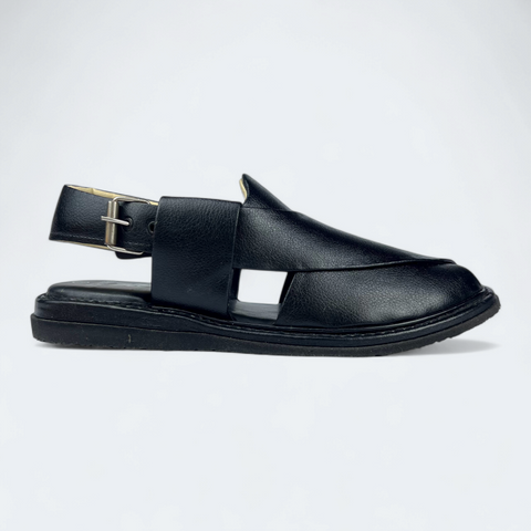 Stylish Peshawari Chappal Black Pakistan
