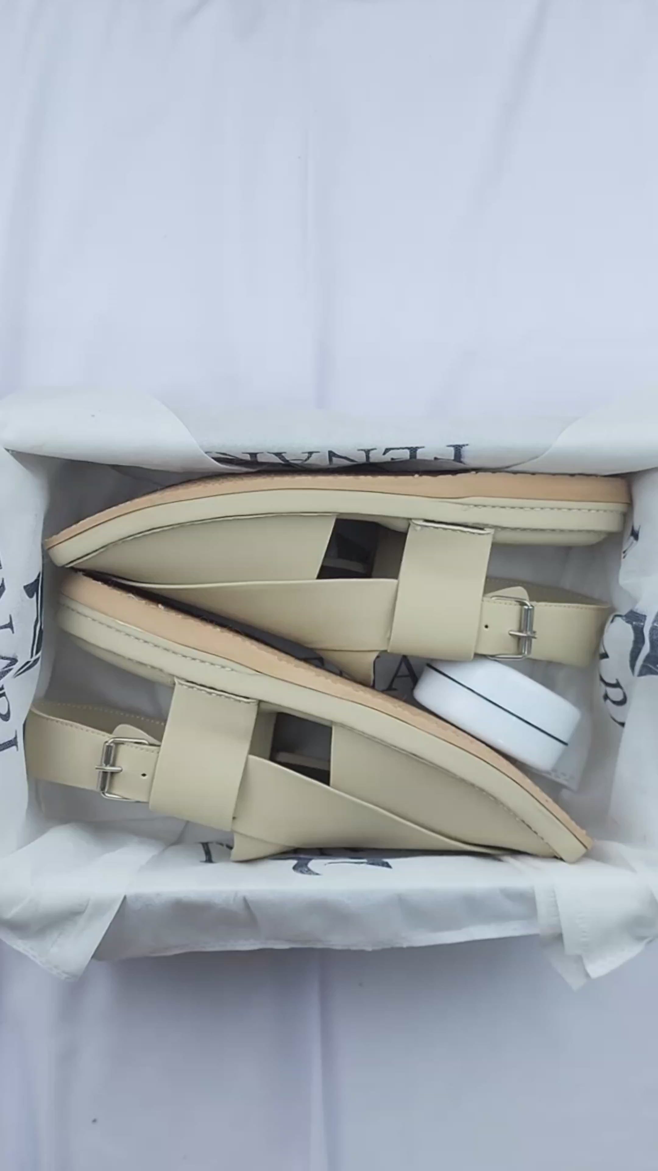 Lightweight Medicated Kaptan Chappal Genuine Cream