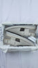 Kaptan Handmade White Fabric Texture Chappal Pak