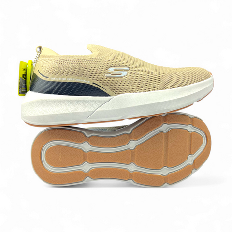 Skechers Men's Relaxed Fit Shoes Beige | 1001