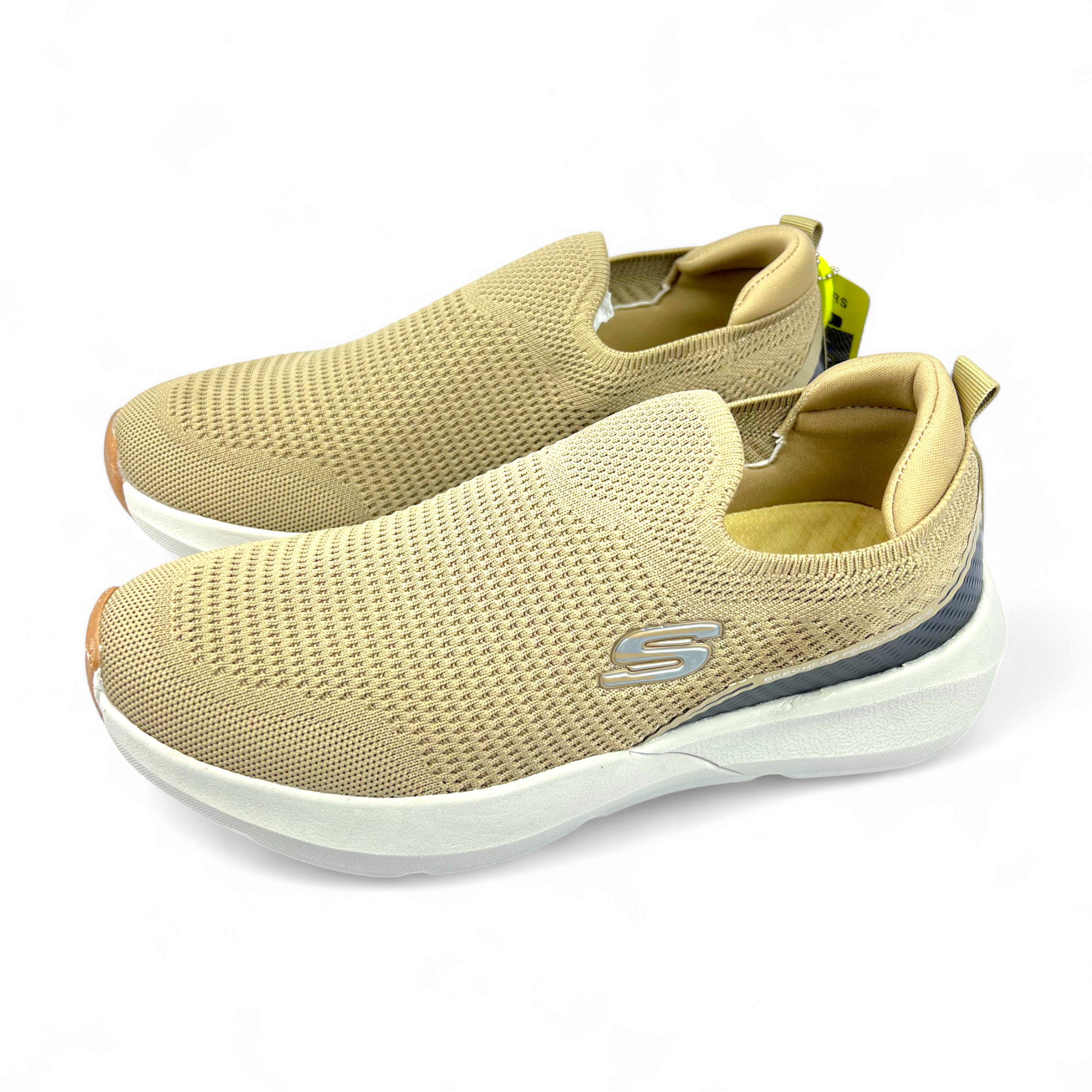 Skechers Men's Relaxed Fit Shoes Beige 1001