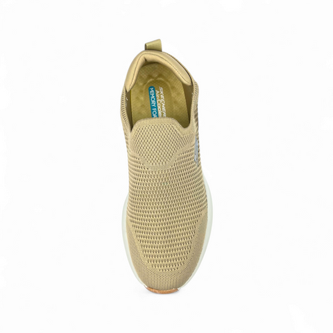 Skechers Men's Relaxed Fit Shoes Beige | 1001