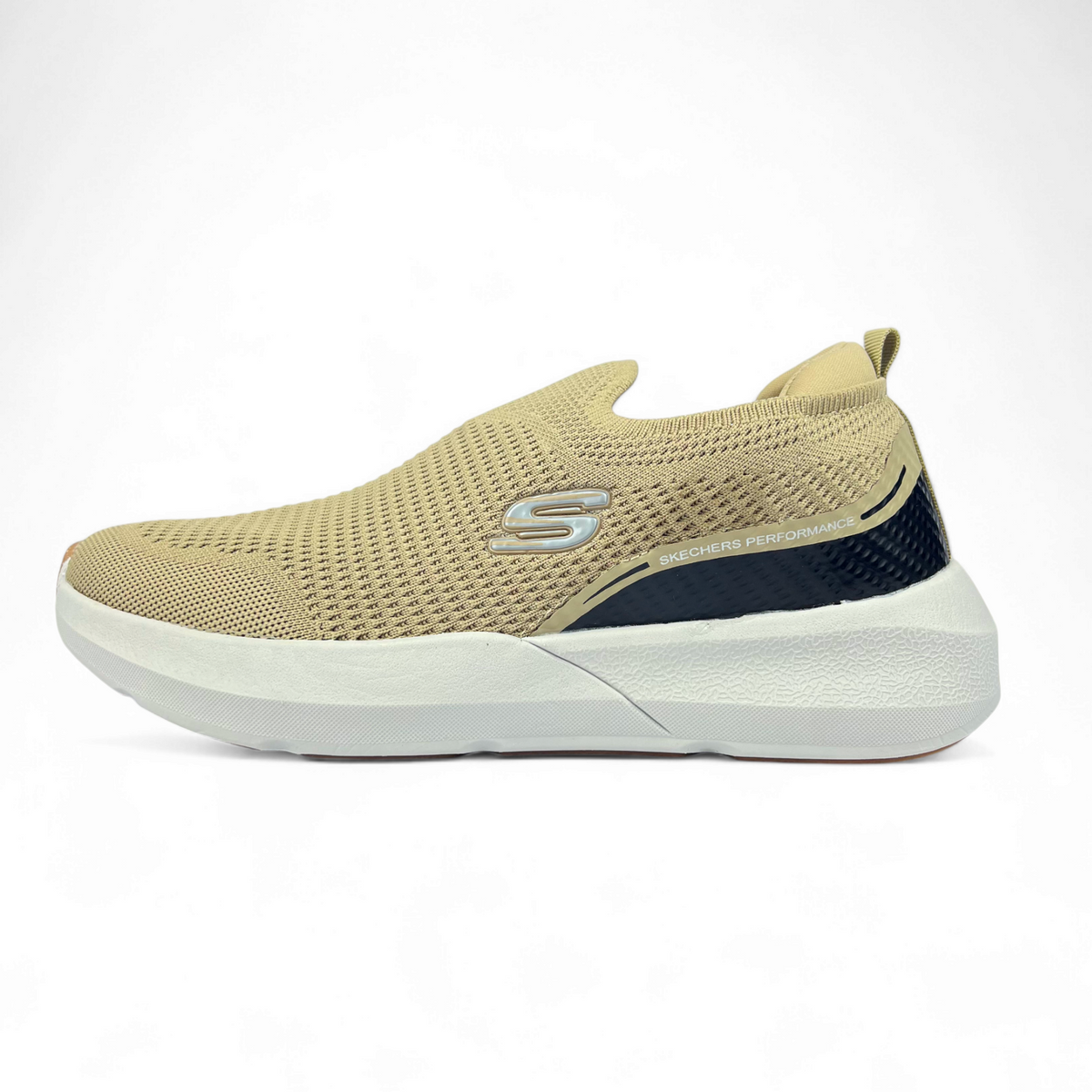 Skechers Men's Relaxed Fit Shoes Beige | 1001
